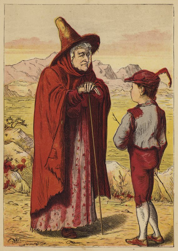Jack And The Beanstalk (farget gravering) av English School