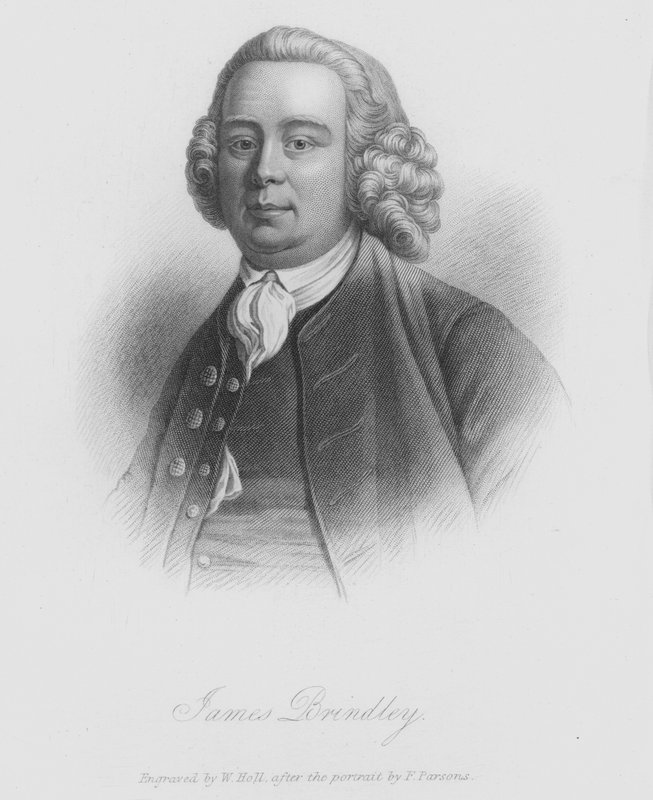 James Brindley (gravering) av English School