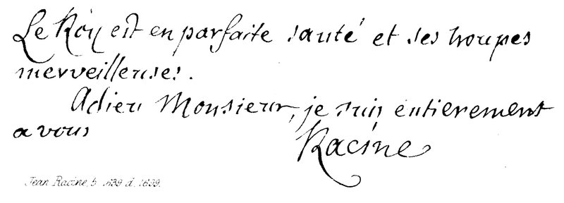 Jean Racine, f 1639, d 1699 av English School