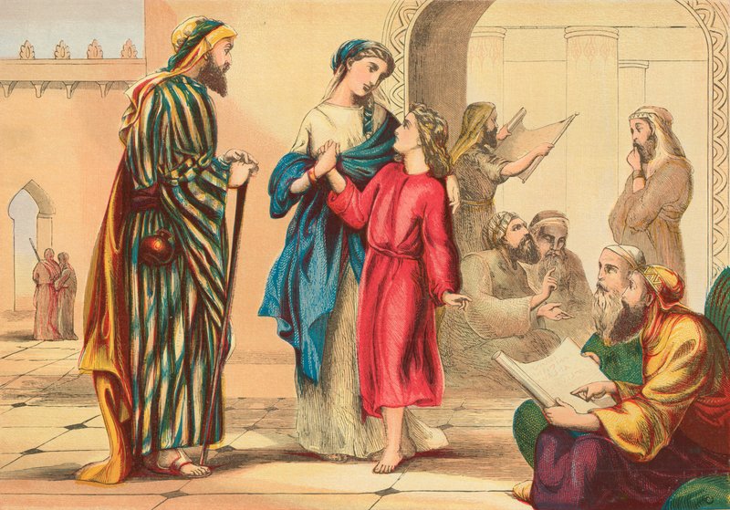 Jesus forlater templet av English School