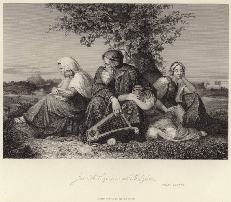 Jødiske fanger i Babylon av English School