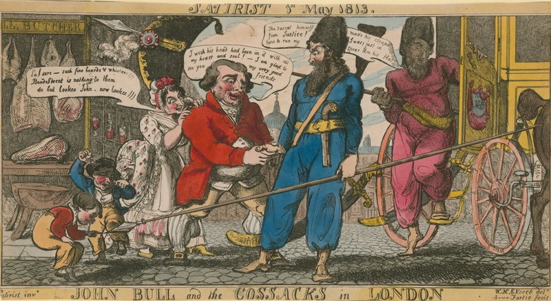 John Bull og kosakkene i London av English School