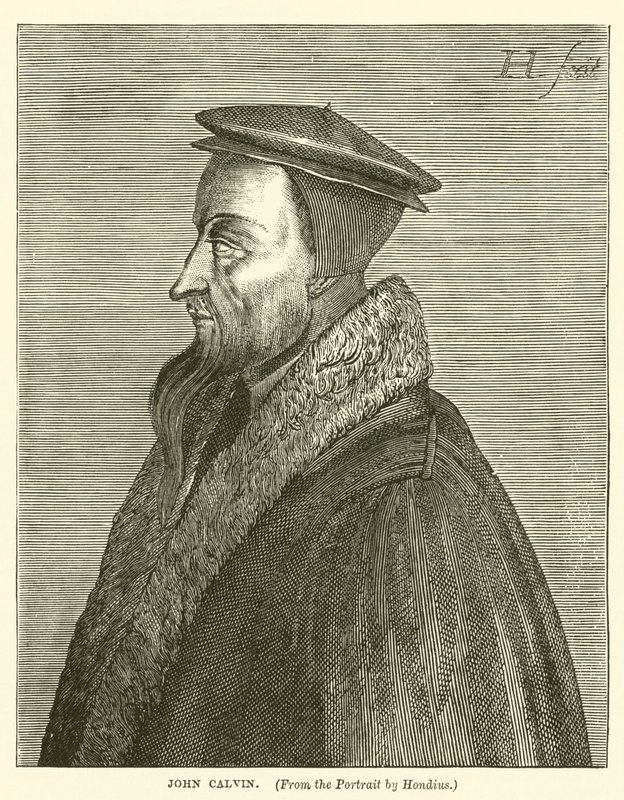 John Calvin (gravering) av English School