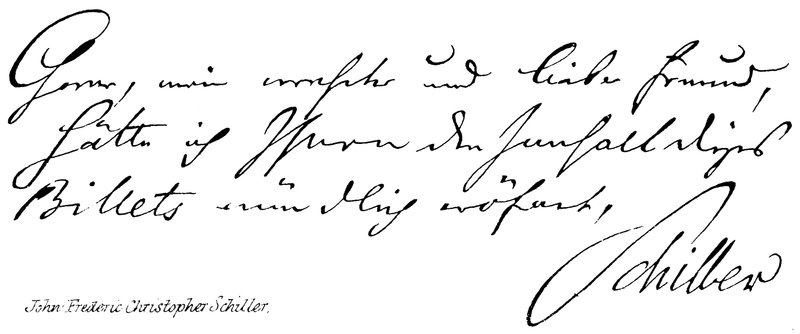 John Frederic Christopher Schiller av English School