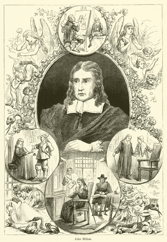 John Milton (gravering) av English School