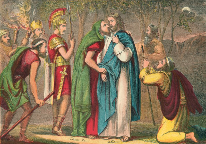 Judas forråder Kristus av English School