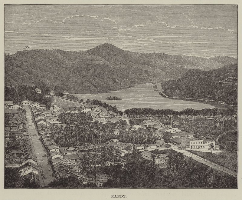 Kandy (gravering) av English School