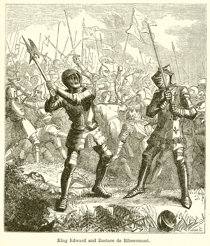Kong Edward og Eustace de Ribeaumont av English School