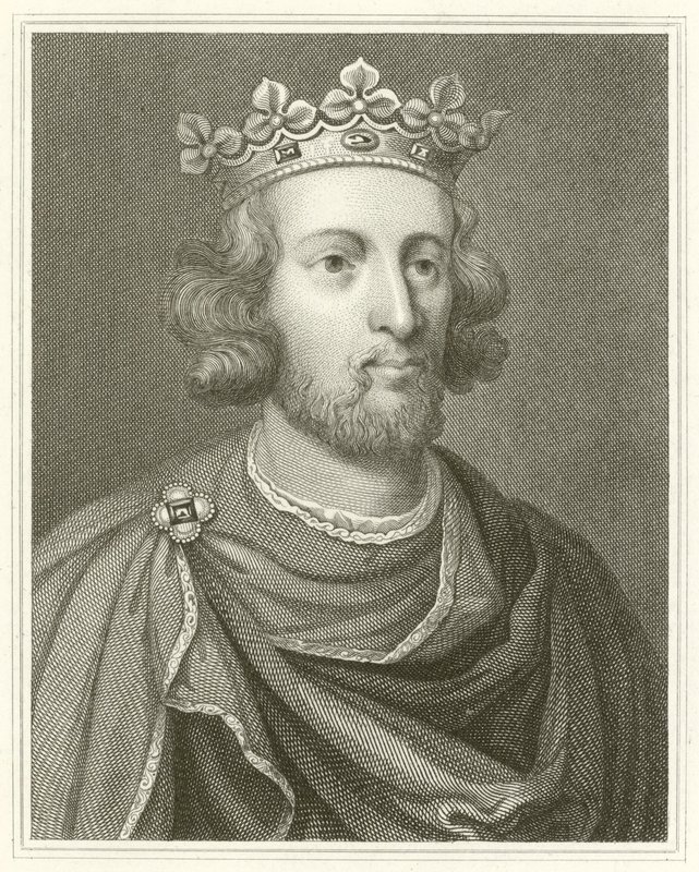 Kong Henry III (gravering) av English School