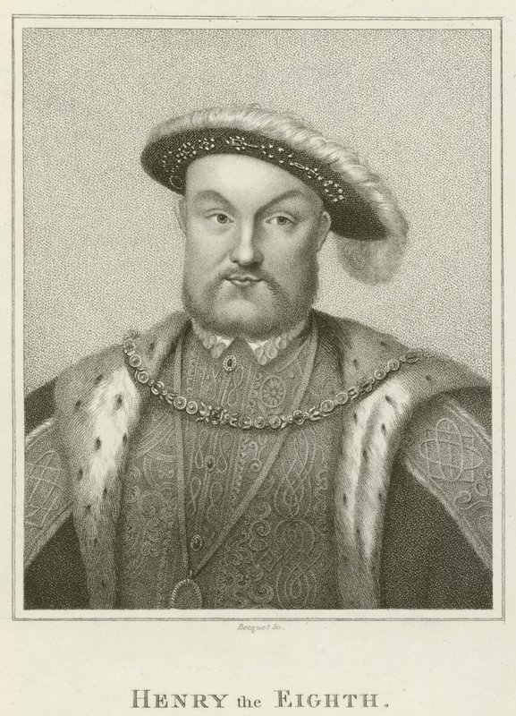 Kong Henry VIII (gravering) av English School