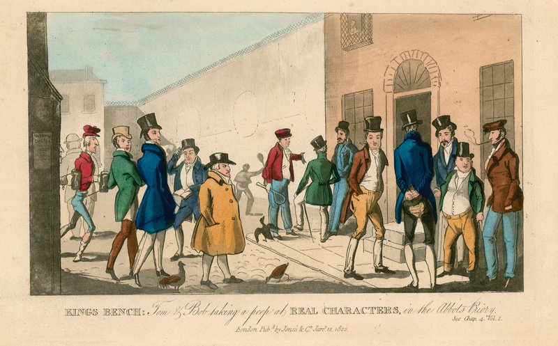 Kings Bench. 1822 av English School