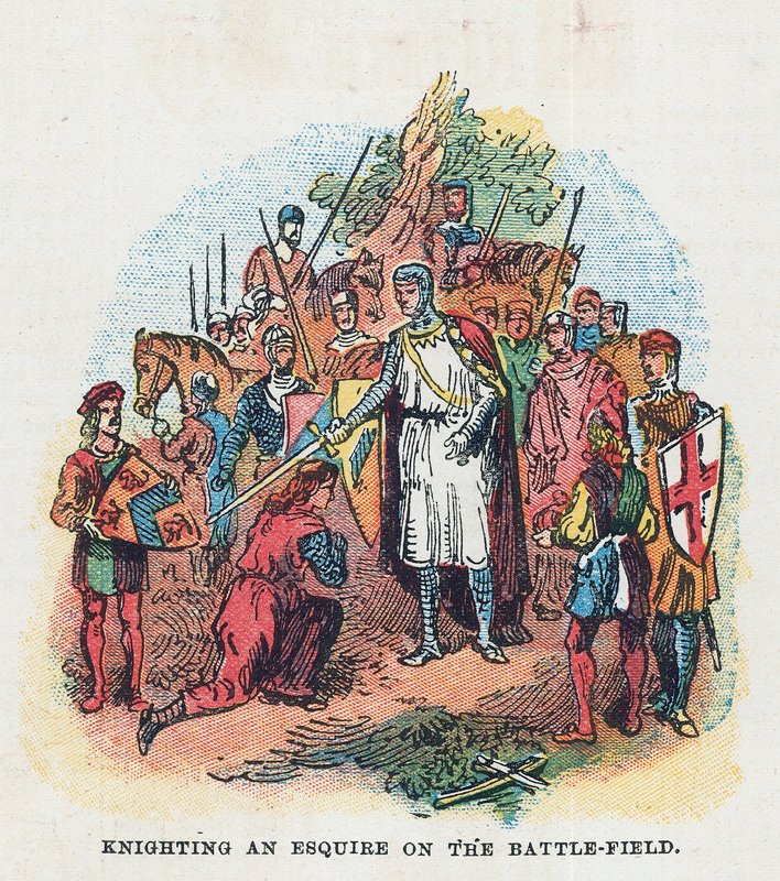 Ridder en eier på slagmarken av English School
