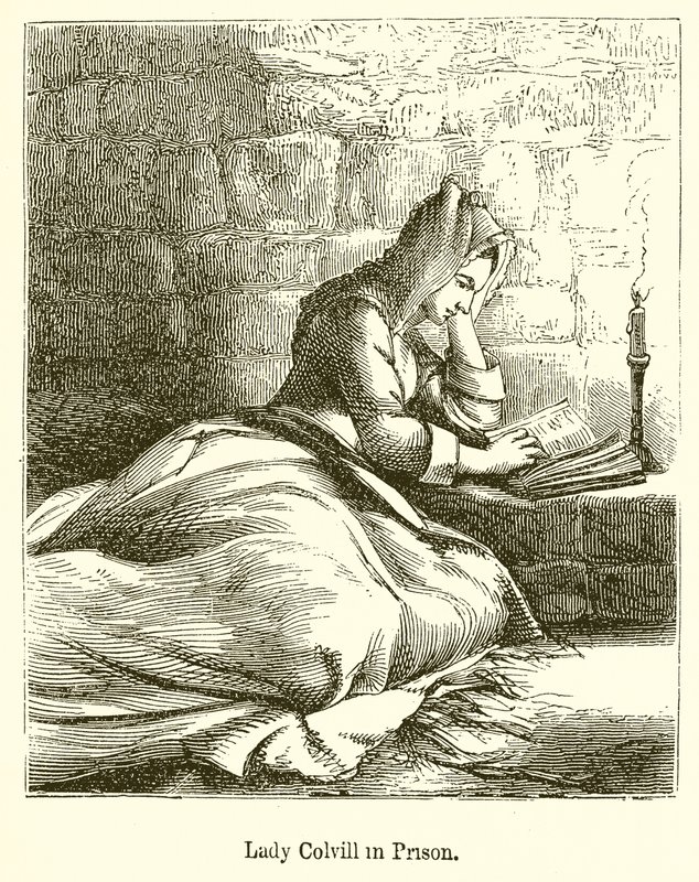 Lady Colvill i fengselet av English School