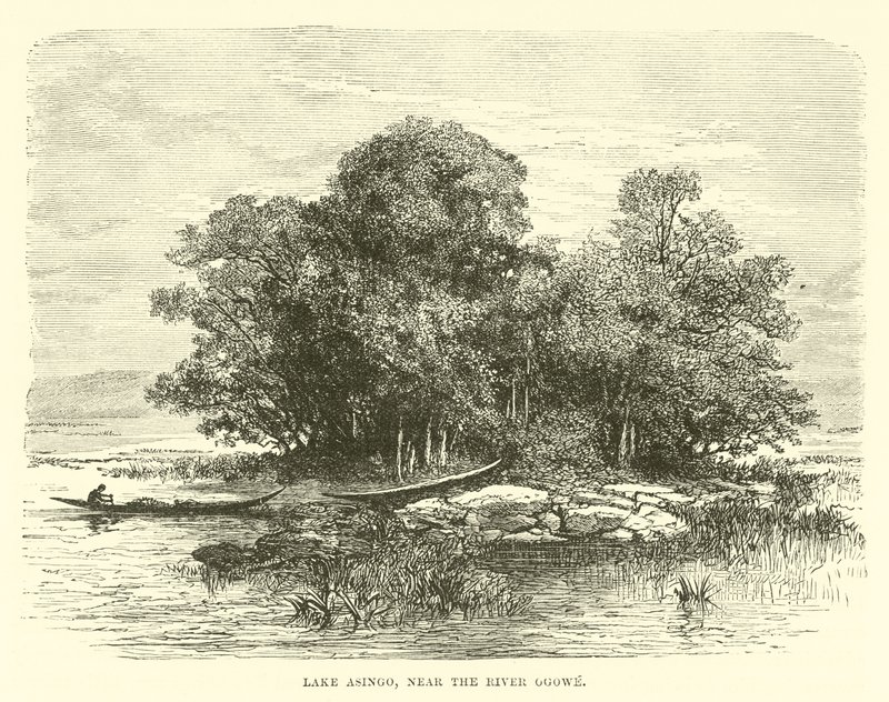Lake Asingo, nær Ogowe-elven av English School