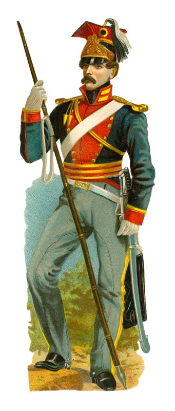 Lancer, tid for kong William IV, 1831-37 av English School