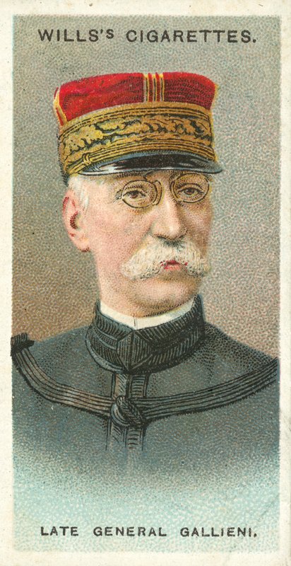 Avdøde general Gallieni (chromolitho) av English School