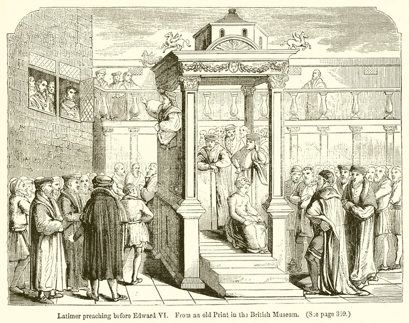 Latimer forkynte før Edward VI av English School