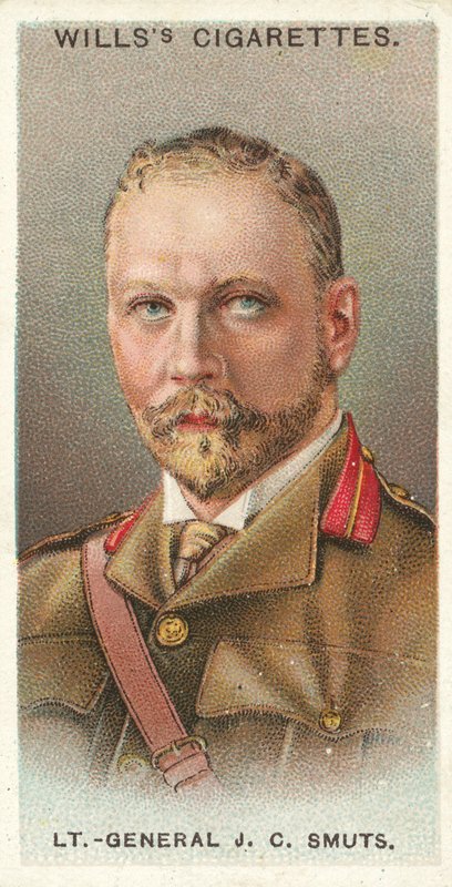 Generalløytnant J C Smuts (chromolitho) av English School