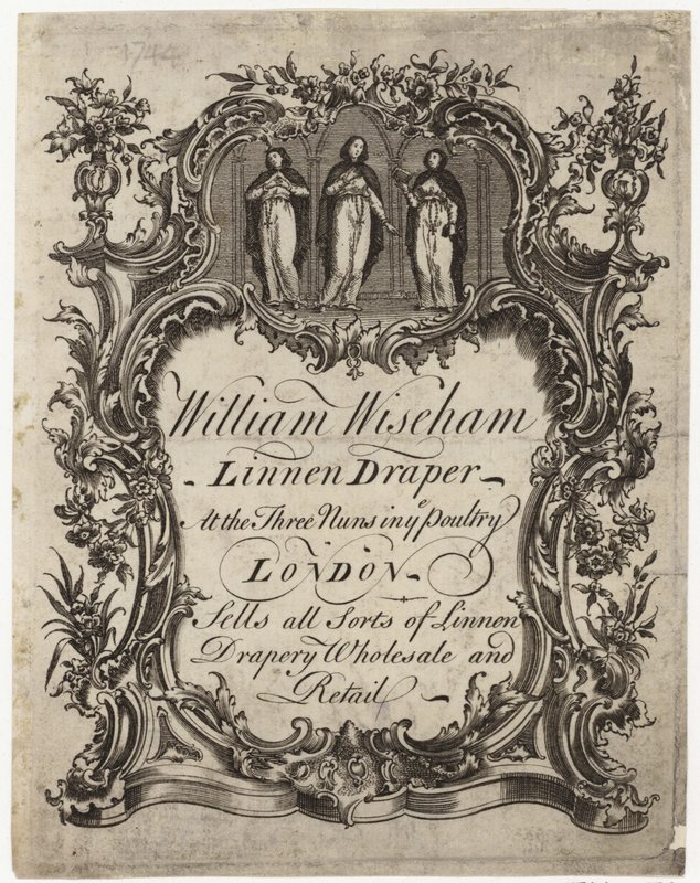Linen Draper, William Wiseham, byttekort av English School