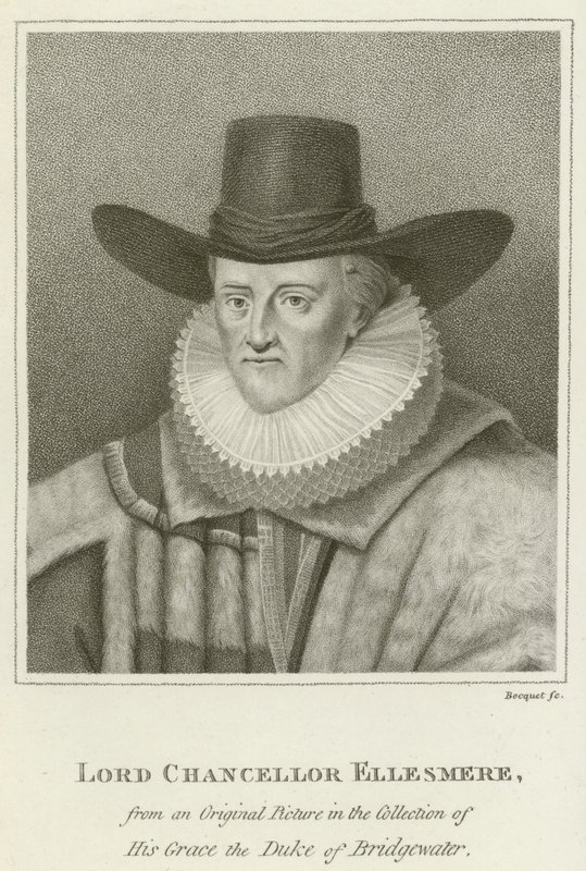 Lord Chancellor Ellesmere (gravering) av English School