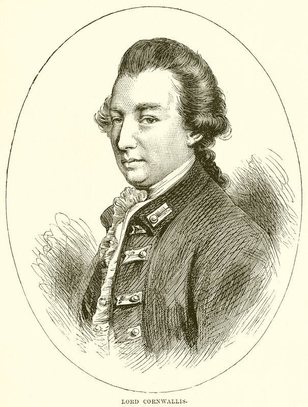 Lord Cornwallis av English School