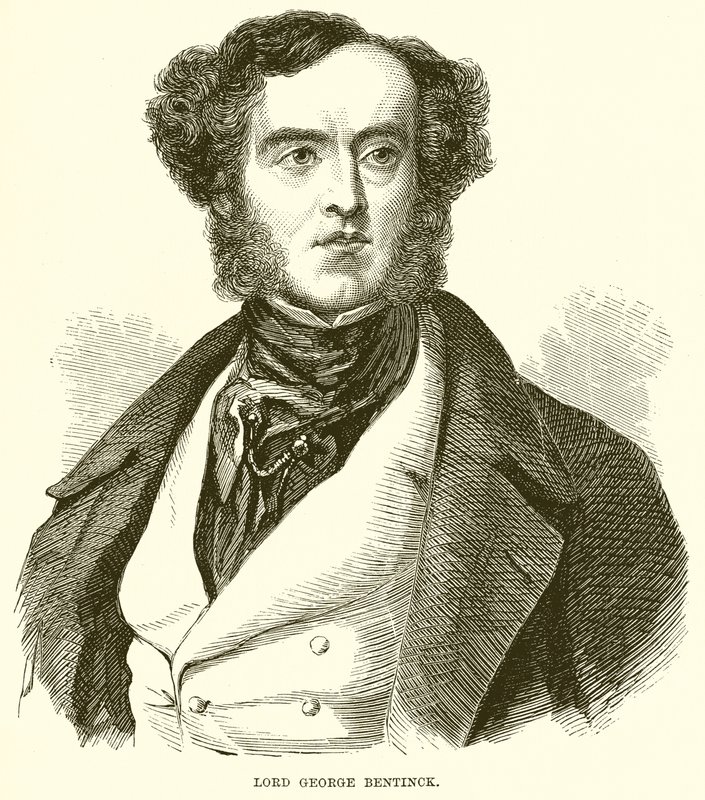 Lord George Bentinck av English School
