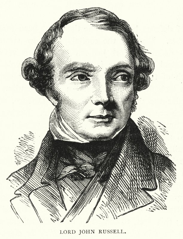 Lord John Russell (gravering) av English School
