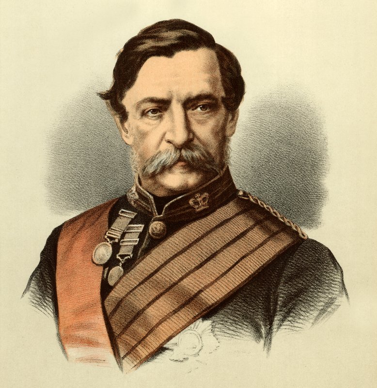 Lord Napier av Magdala av English School