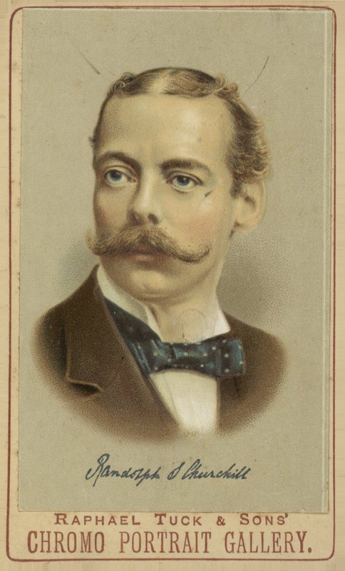 Lord Randolph Churchill av English School