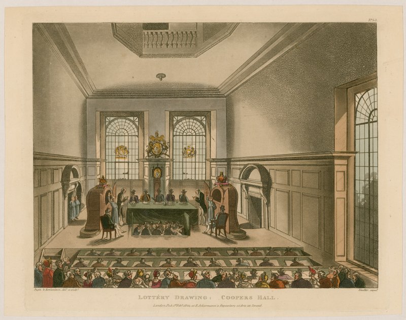 Lotteritegning: Coopers Hall av English School