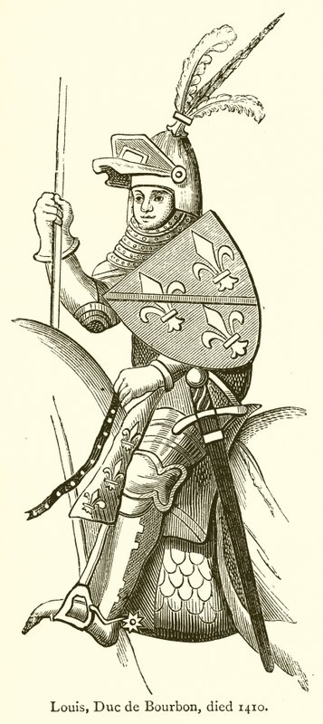 Louis, hertug av Bourbon, døde 1410 av English School