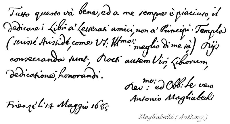 Magliabechi (Anthony) av English School