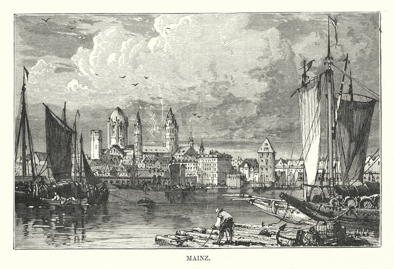 Mainz (gravering) av English School
