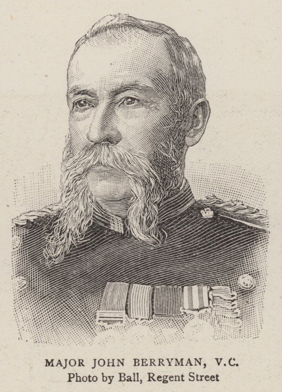 Major John Barryman, VC (gravering) av English School