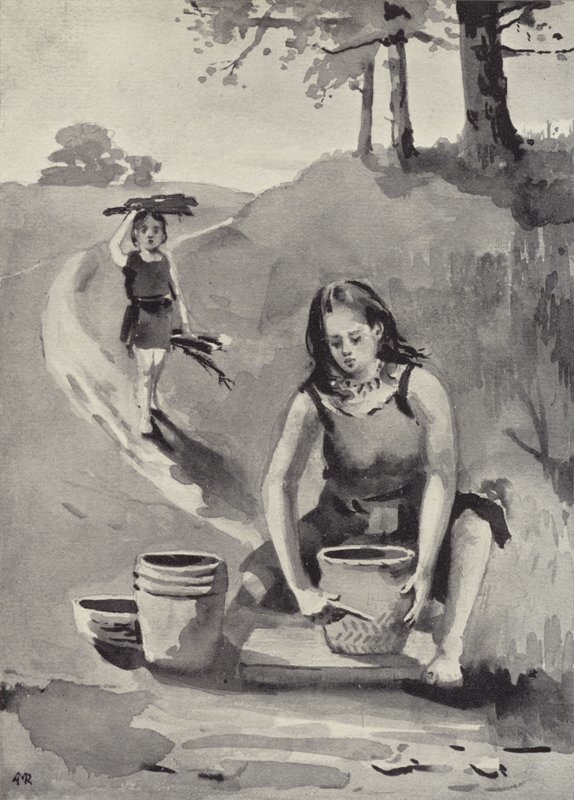 Lage keramikk (litho) av English School