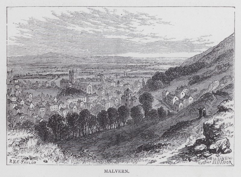 Malvern (gravering) av English School
