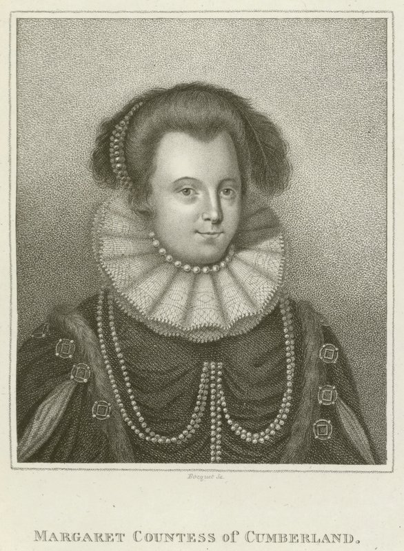 Margaret, grevinne av Cumberland (gravering) av English School