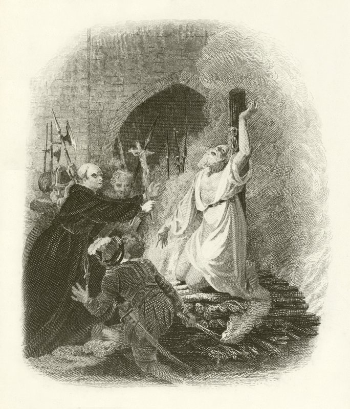 Martyrdøden til Cranmer av English School
