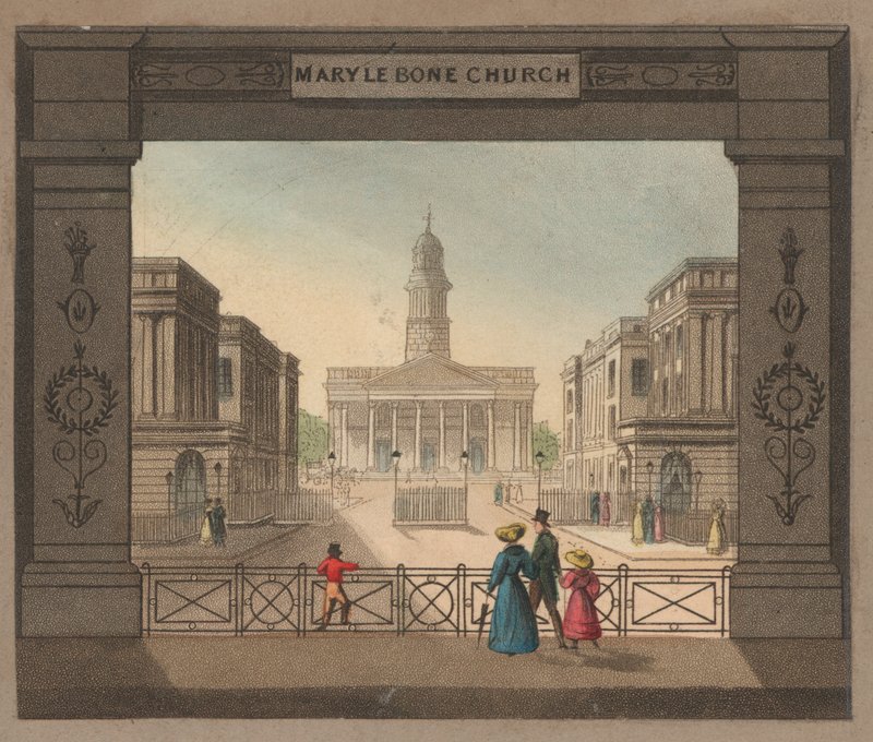 Marylebone kirke av English School