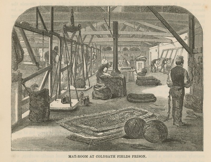 Matrom i Coldbath Fields Prison av English School