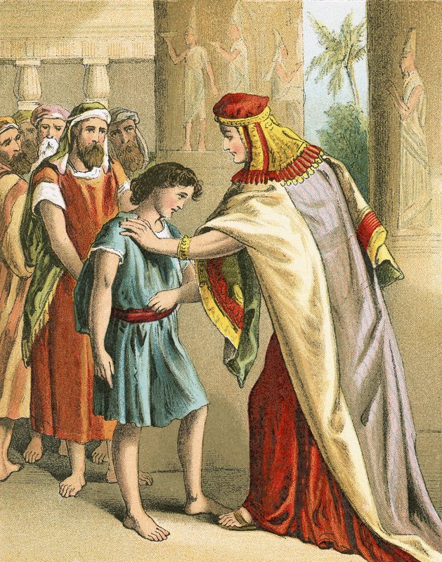 Møte mellom Joseph og Benjamin av English School