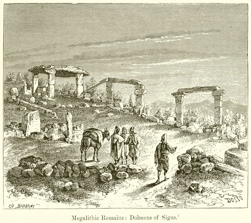 Megalithic Remains: Dolmens of Sigus av English School