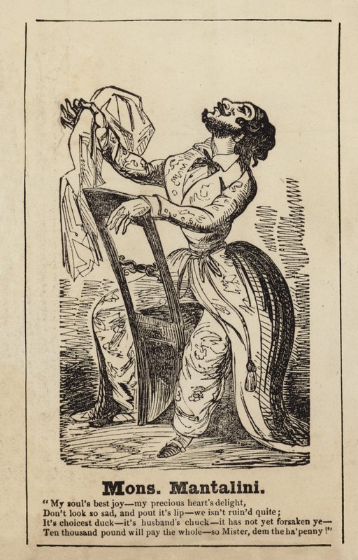 Monsieur Mantalini fra Nicholas Nickleby av English School