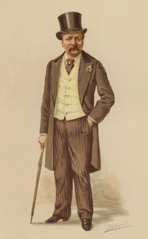 Mr GA Sala (farge litho) av English School