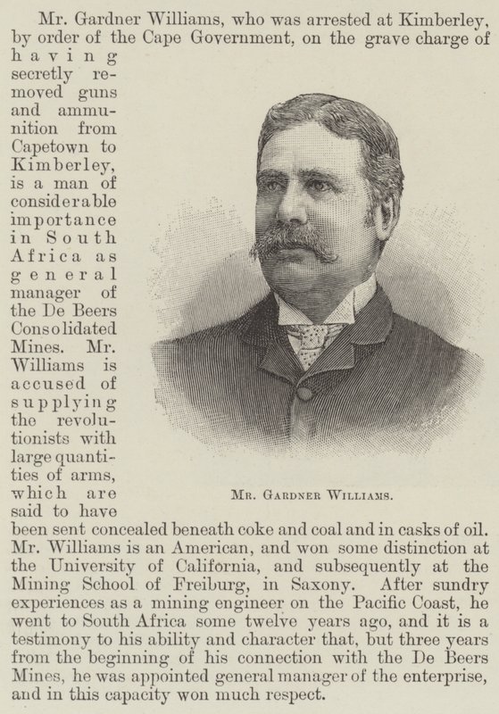 Mr Gardner Williams (gravering) av English School
