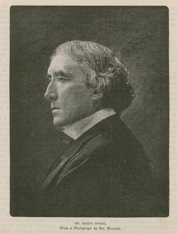 Mr Henry Irving, skuespiller av English School