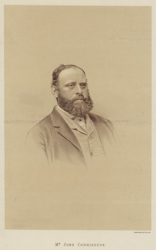Mr John Codrington (litho) av English School