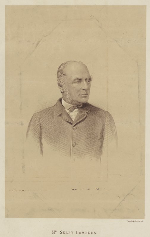Mr Selby Lowndes (litho) av English School