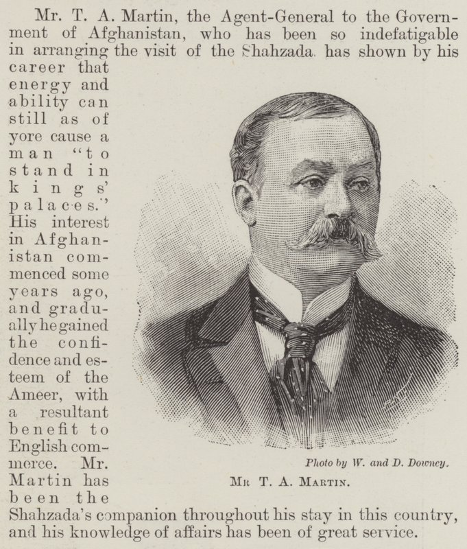 Mr TA Martin (gravering) av English School