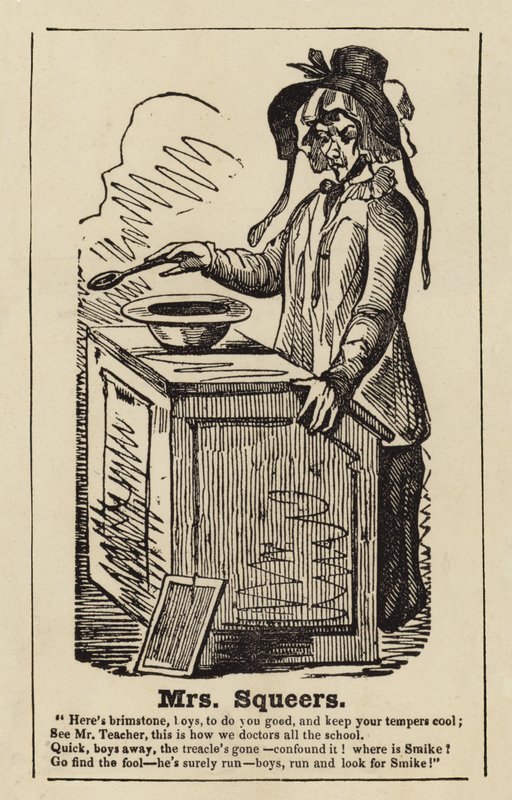 Mrs Squeers fra Nicholas Nickleby av English School